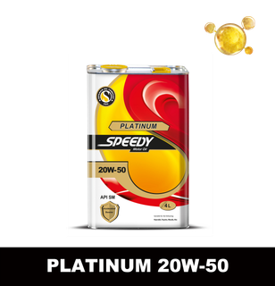 روغن موتور اسپیدی پلاتینیوم 20W-50 SM حجم ۴ لیتر