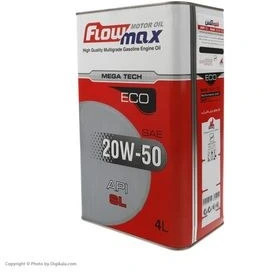 روغن موتور فلومکس مدل اکو مگا تک 20W50 SL نیمه سنتتیک حجم 4 لیتر