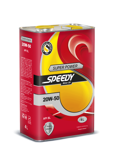 روغن موتور اسپیدی سوپر پاور 20W-50 SL حجم 4 لیتر