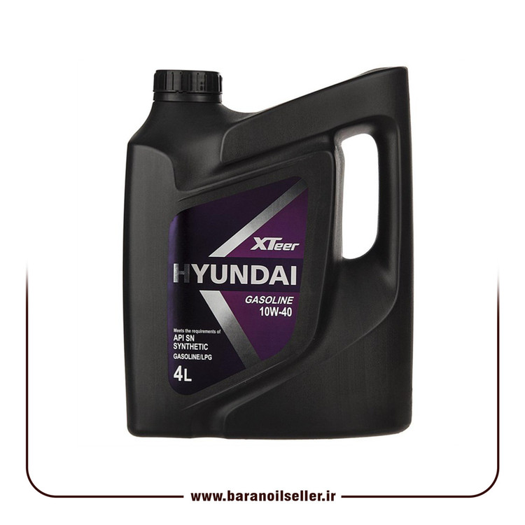 روغن موتور هیوندای اکستیر 10W-40 SN وارداتی حجم 4 لیتر