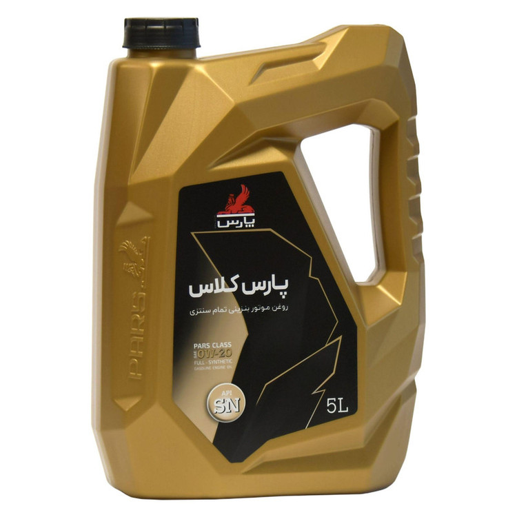روغن موتور پارس کلاس مدل 0W20 SN حجم 5 لیتر