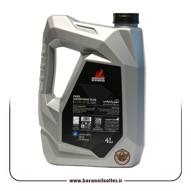 روغن موتور پارس سوپر پایا پلاس 10W40 SL